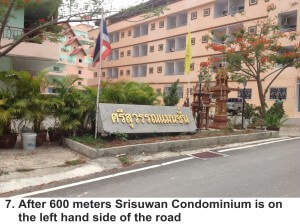 Landmark building on Mae Khua Mung Road leading to Centre of the Universe Chiang Mai Swimming Pool and Resort